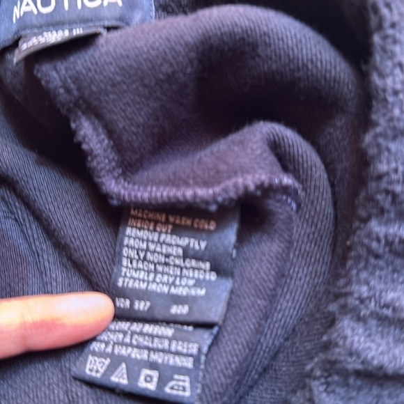 NAUTICA Men’s Dark Blue Thick Fleece Sweatpants size Large - Picture 7 of 8